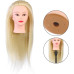 Cap de probă din fibră termorezistentă, blond, 65 cm 